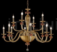 Люстра Sheen L8+4 фабрика Euroluce Lampadari