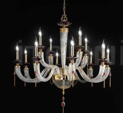 Люстра Julienne Clear L8+4 Люстра Julienne Clear L8+4 фабрика Euroluce Lampadari