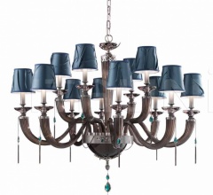 Люстра Julienne Fume L8+4 shade Люстра Julienne Fume L8+4 shade фабрика Euroluce Lampadari