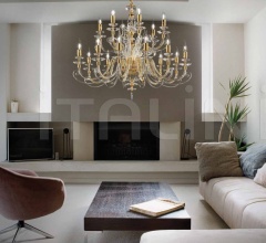 Люстра Alicante clear L12+6 Люстра Alicante clear L12+6 фабрика Euroluce Lampadari