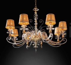 Люстра Alicante Satin L8 shade фабрика Euroluce Lampadari