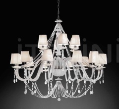 Люстра Arcobaleno White 12+6 shade фабрика Euroluce Lampadari