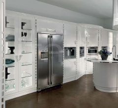 Итальянские Кухни с барной стойкой - Кухня Diamond Bianca Итальянские Кухни с барной стойкой - Кухня Diamond Bianca фабрика Brummel Cucine