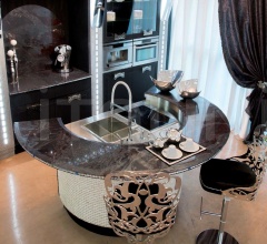 Итальянские Кухни с барной стойкой - Кухня Diamond Bianca Итальянские Кухни с барной стойкой - Кухня Diamond Bianca фабрика Brummel Cucine