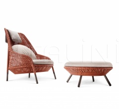 Кресло Ahnda Wing chair фабрика Dedon