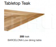 Стол обеденный Barcelona Low dining table Dedon