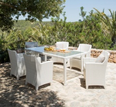 Стол обеденный Barcelona Dining table фабрика Dedon