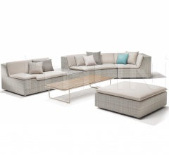 Пуф Lou Footstool Пуф Lou Footstool фабрика Dedon