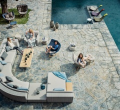 Пуф Lou Footstool Пуф Lou Footstool фабрика Dedon