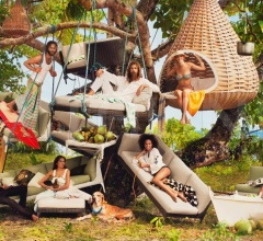 Диван Nestrest Hanging lounger фабрика Dedon