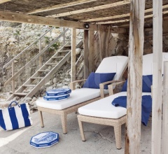 Шезлонг Panama Beach chair Шезлонг Panama Beach chair фабрика Dedon