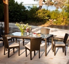 Стол обеденный Panama Dining Table фабрика Dedon