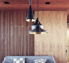 Подвесной светильник BEAT FAT BLACK Подвесной светильник BEAT FAT BLACK фабрика Tom Dixon