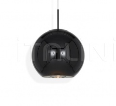 Подвесной светильник COPPER ROUND BLACK 45CM Подвесной светильник COPPER ROUND BLACK 45CM фабрика Tom Dixon