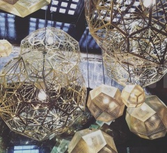 Подвесной светильник ETCH BRASS PENDANT 50CM Подвесной светильник ETCH BRASS PENDANT 50CM фабрика Tom Dixon