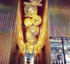 Подвесной светильник ETCH BRASS PENDANT 50CM Подвесной светильник ETCH BRASS PENDANT 50CM фабрика Tom Dixon