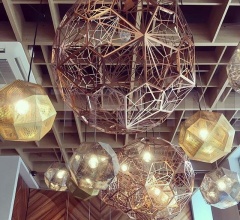 Подвесной светильник ETCH BRASS PENDANT 50CM Подвесной светильник ETCH BRASS PENDANT 50CM фабрика Tom Dixon