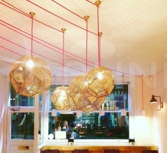 Подвесной светильник ETCH BRASS PENDANT 50CM Подвесной светильник ETCH BRASS PENDANT 50CM фабрика Tom Dixon