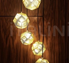 Люстра ETCH MINI CHANDELIER BRASS Люстра ETCH MINI CHANDELIER BRASS фабрика Tom Dixon