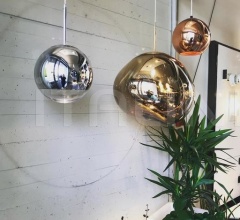 Подвесной светильник MIRROR BALL CHROME 25CM Подвесной светильник MIRROR BALL CHROME 25CM фабрика Tom Dixon