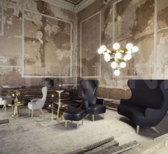 Пуф WINGBACK OTTOMAN Пуф WINGBACK OTTOMAN фабрика Tom Dixon