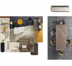 Итальянские Гостиная - Модульный диван Lawrence фабрика Minotti