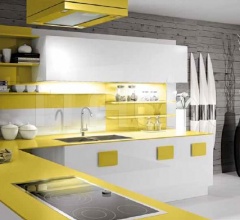Итальянские Кухни с барной стойкой - Кухня Solobianco Итальянские Кухни с барной стойкой - Кухня Solobianco фабрика Scic Cucine D'Italia