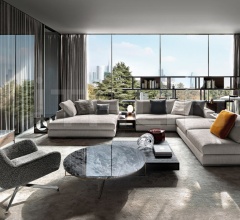 Итальянские Диваны - Модульный диван Hamilton Итальянские Диваны - Модульный диван Hamilton фабрика Minotti