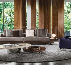 Итальянские Диваны - Модульный диван White Saddle-Hide Итальянские Диваны - Модульный диван White Saddle-Hide фабрика Minotti