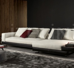 Итальянские Диваны - Модульный диван White Saddle-Hide Итальянские Диваны - Модульный диван White Saddle-Hide фабрика Minotti