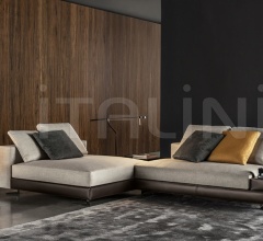 Итальянские Диваны - Модульный диван White Saddle-Hide Итальянские Диваны - Модульный диван White Saddle-Hide фабрика Minotti