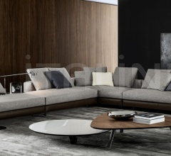 Итальянские Диваны - Модульный диван White Saddle-Hide Итальянские Диваны - Модульный диван White Saddle-Hide фабрика Minotti