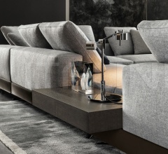 Итальянские Диваны - Модульный диван White Saddle-Hide Итальянские Диваны - Модульный диван White Saddle-Hide фабрика Minotti