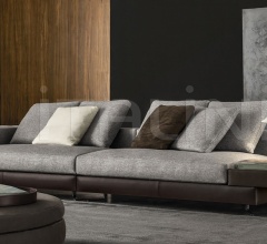 Итальянские Диваны - Модульный диван White Saddle-Hide Итальянские Диваны - Модульный диван White Saddle-Hide фабрика Minotti