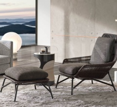 Итальянские Гостиная - Кресло Prince Cord Indoor фабрика Minotti