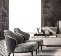 Итальянские Кресла - Кресло Leslie фабрика Minotti