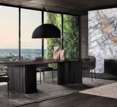 Итальянские Столовая - Стул Fil Noir Dining Итальянские Столовая - Стул Fil Noir Dining фабрика Minotti