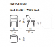 Стул Owens Lounge Minotti