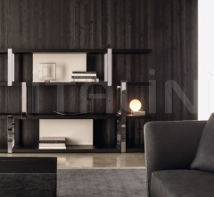 Итальянские Гостиная - Книжный стеллаж Dalton Chrome Итальянские Гостиная - Книжный стеллаж Dalton Chrome фабрика Minotti