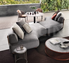 Итальянские Уличная мебель - Модульный диван Florida Итальянские Уличная мебель - Модульный диван Florida фабрика Minotti