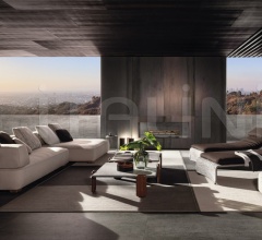 Итальянские Уличная мебель - Модульный диван Florida Итальянские Уличная мебель - Модульный диван Florida фабрика Minotti