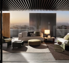 Итальянские Уличная мебель - Модульный диван Florida Итальянские Уличная мебель - Модульный диван Florida фабрика Minotti