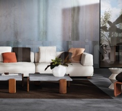 Итальянские Уличная мебель - Модульный диван Florida Итальянские Уличная мебель - Модульный диван Florida фабрика Minotti