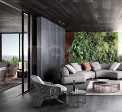 Итальянские Уличная мебель - Модульный диван Florida Итальянские Уличная мебель - Модульный диван Florida фабрика Minotti