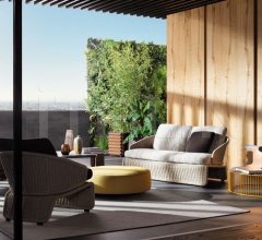 Итальянские Уличная мебель - Диван Halley Outdoor Итальянские Уличная мебель - Диван Halley Outdoor фабрика Minotti