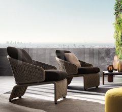 Итальянские Уличные кресла - Кресло Halley Outdoor Итальянские Уличные кресла - Кресло Halley Outdoor фабрика Minotti