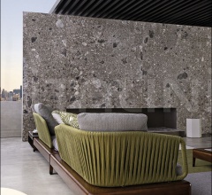 Итальянские Уличная мебель - Модульный диван Indiana Итальянские Уличная мебель - Модульный диван Indiana фабрика Minotti