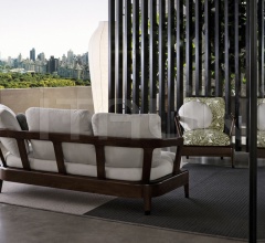 Итальянские Уличная мебель - Диван Virginia Outdoor Итальянские Уличная мебель - Диван Virginia Outdoor фабрика Minotti