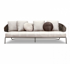 Итальянские Уличная мебель - Диван Aston Cord Outdoor Итальянские Уличная мебель - Диван Aston Cord Outdoor фабрика Minotti