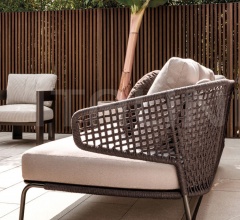 Итальянские Уличная мебель - Диван Aston Cord Outdoor Итальянские Уличная мебель - Диван Aston Cord Outdoor фабрика Minotti